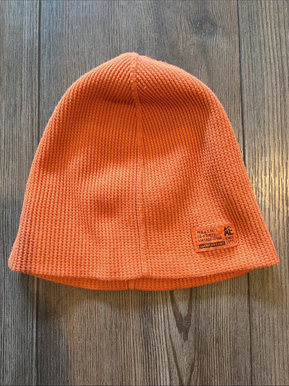 American Eagle Outfitters Kids Bright Orange Knit Beanie